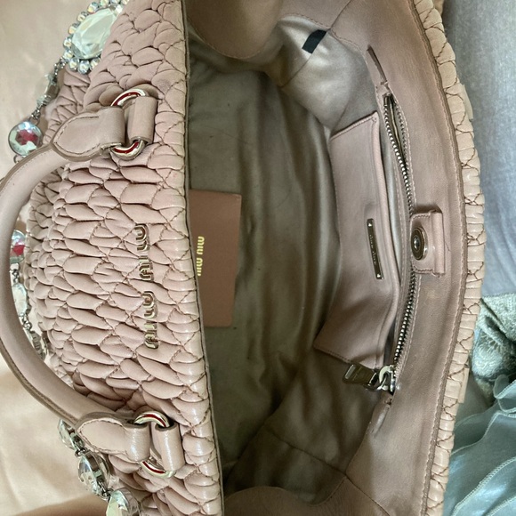 Miu Miu Matelasse nappa crystal handbag/cross-body - Picture 14 of 14